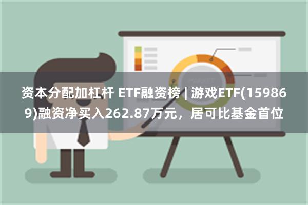 资本分配加杠杆 ETF融资榜 | 游戏ETF(159869)融资净买入262.87万元，居可比基金首位