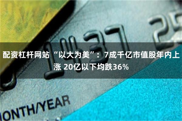 配资杠杆网站 “以大为美”：7成千亿市值股年内上涨 20亿以下均跌36%